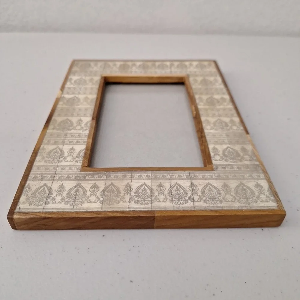 Vintage Ornate Tile Solid Wood Picture Frame 6.5